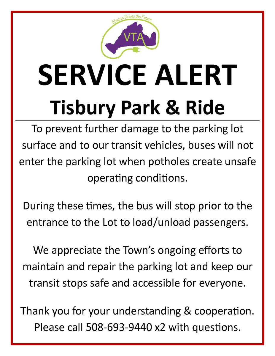 Tisbury Park &amp; Ride